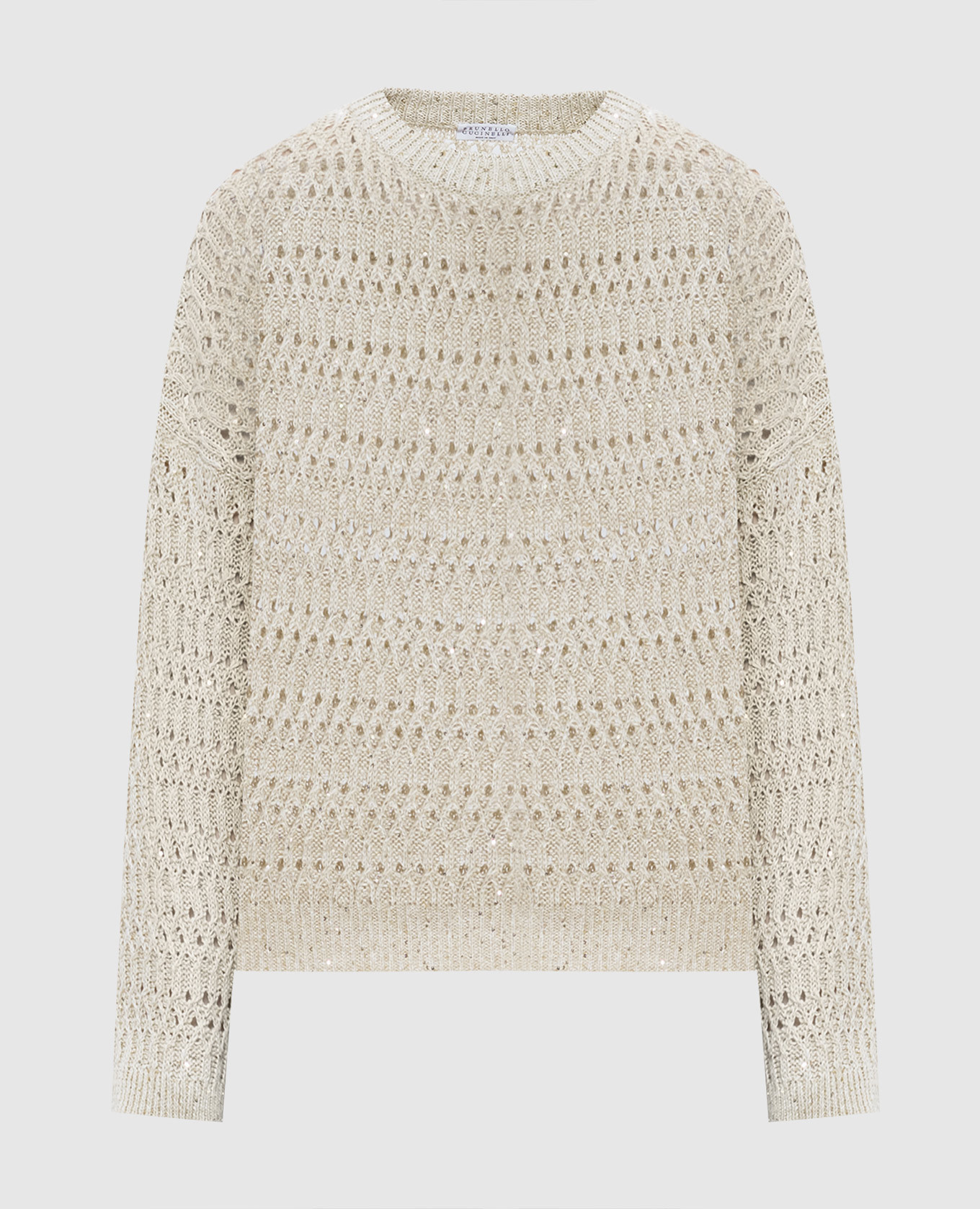 Beige linen jumper