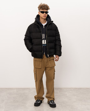 Rhude Black down jacket RHFW26OW01339