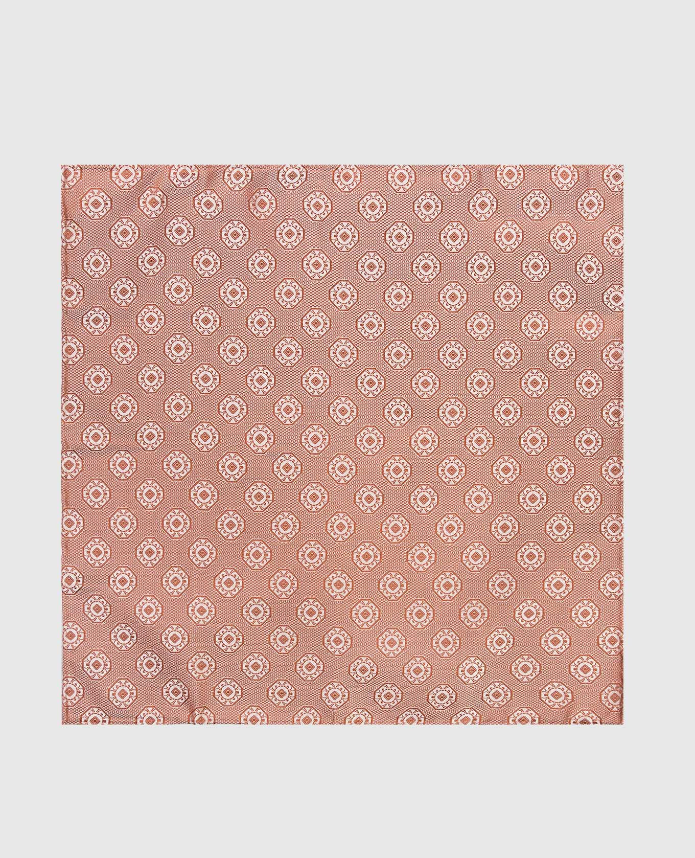 Brown patterned pachet scarf