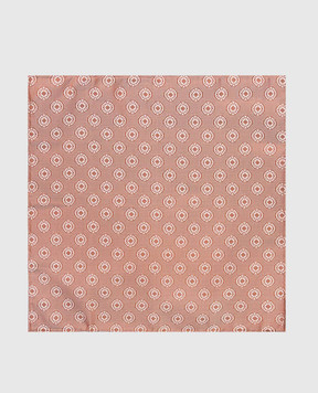 Brunello Cucinelli Brown patterned pachet scarf MX8740091