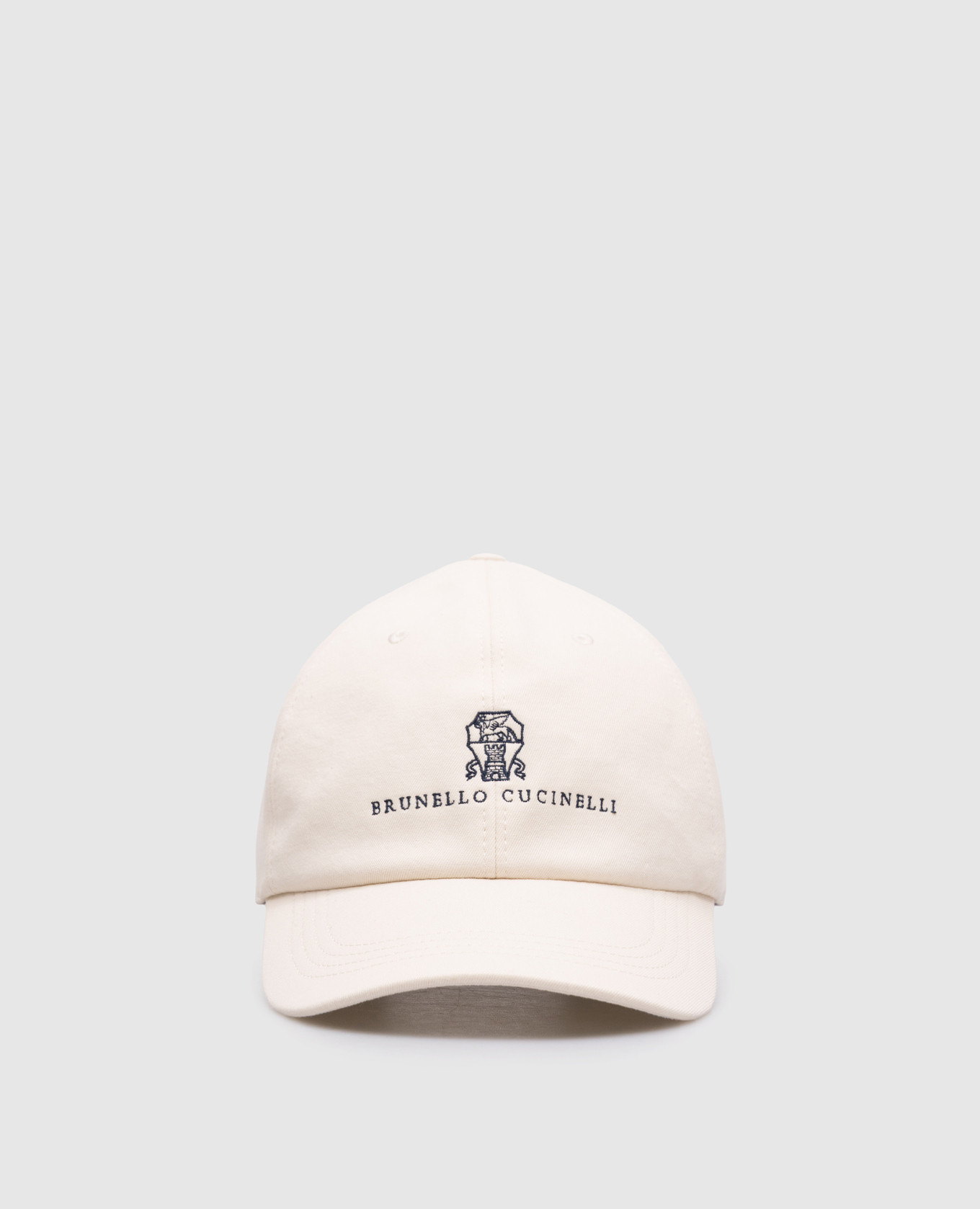 Beige cap with logo