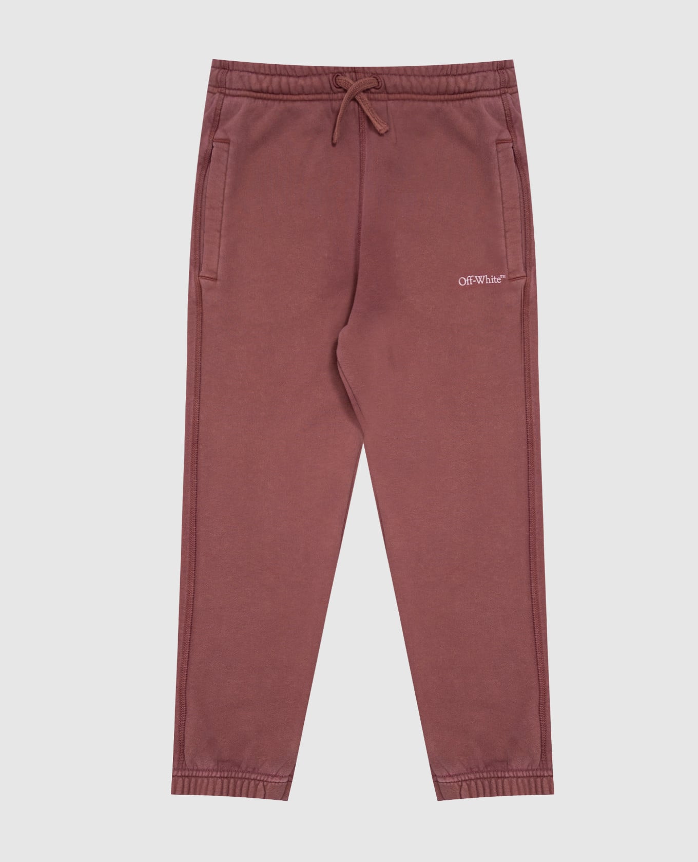Children's pink joggers with print