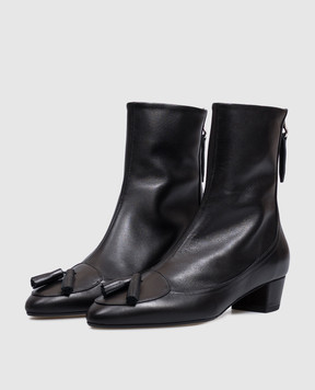Aeyde Betsy black leather boots AB0719001001226