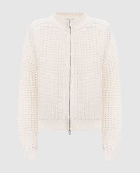 Peserico Yellow wool cardigan A99846F0309341