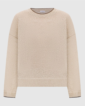 Brunello Cucinelli Beige linen jumper MDT796410
