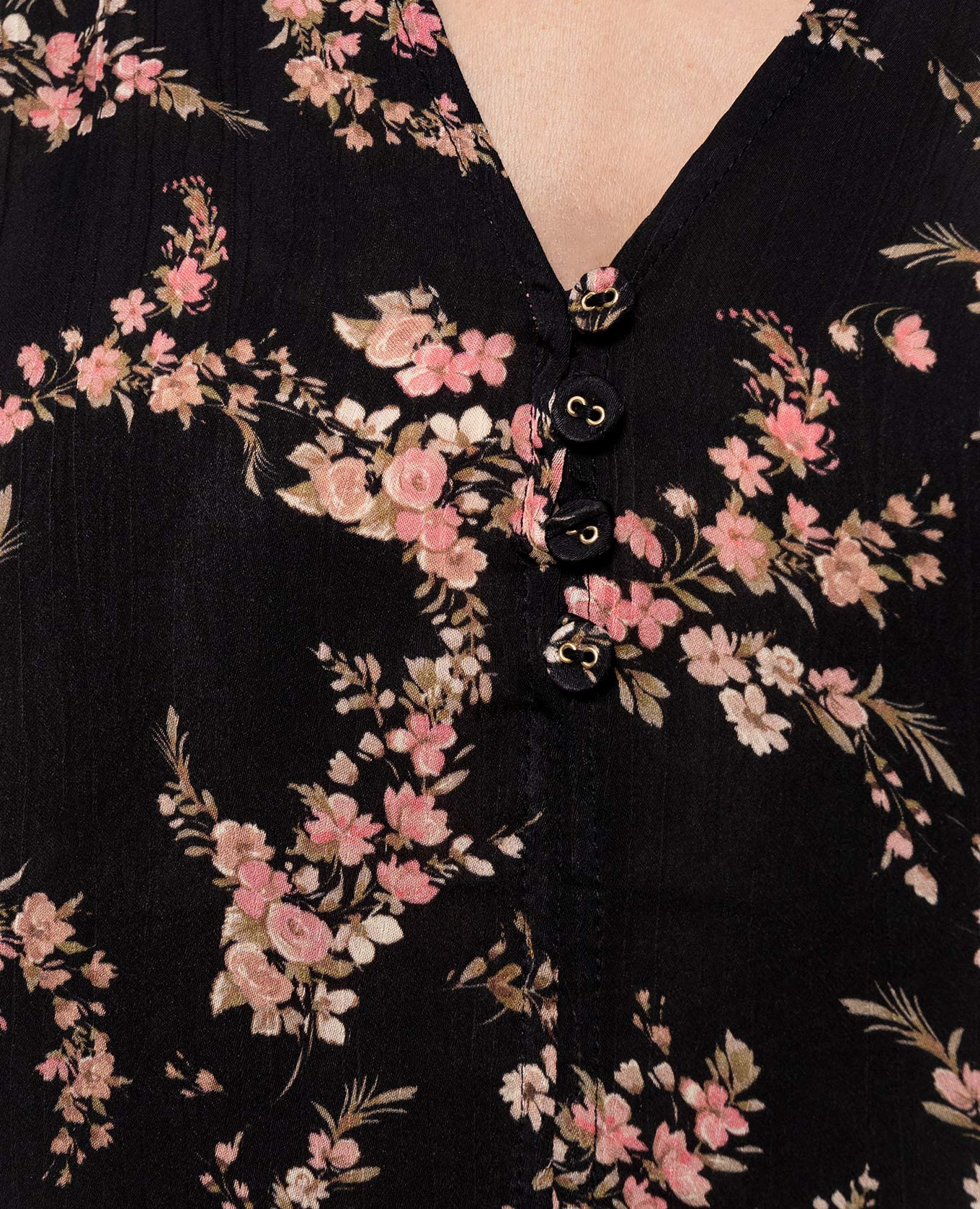 Black printed blouse Twinset 5