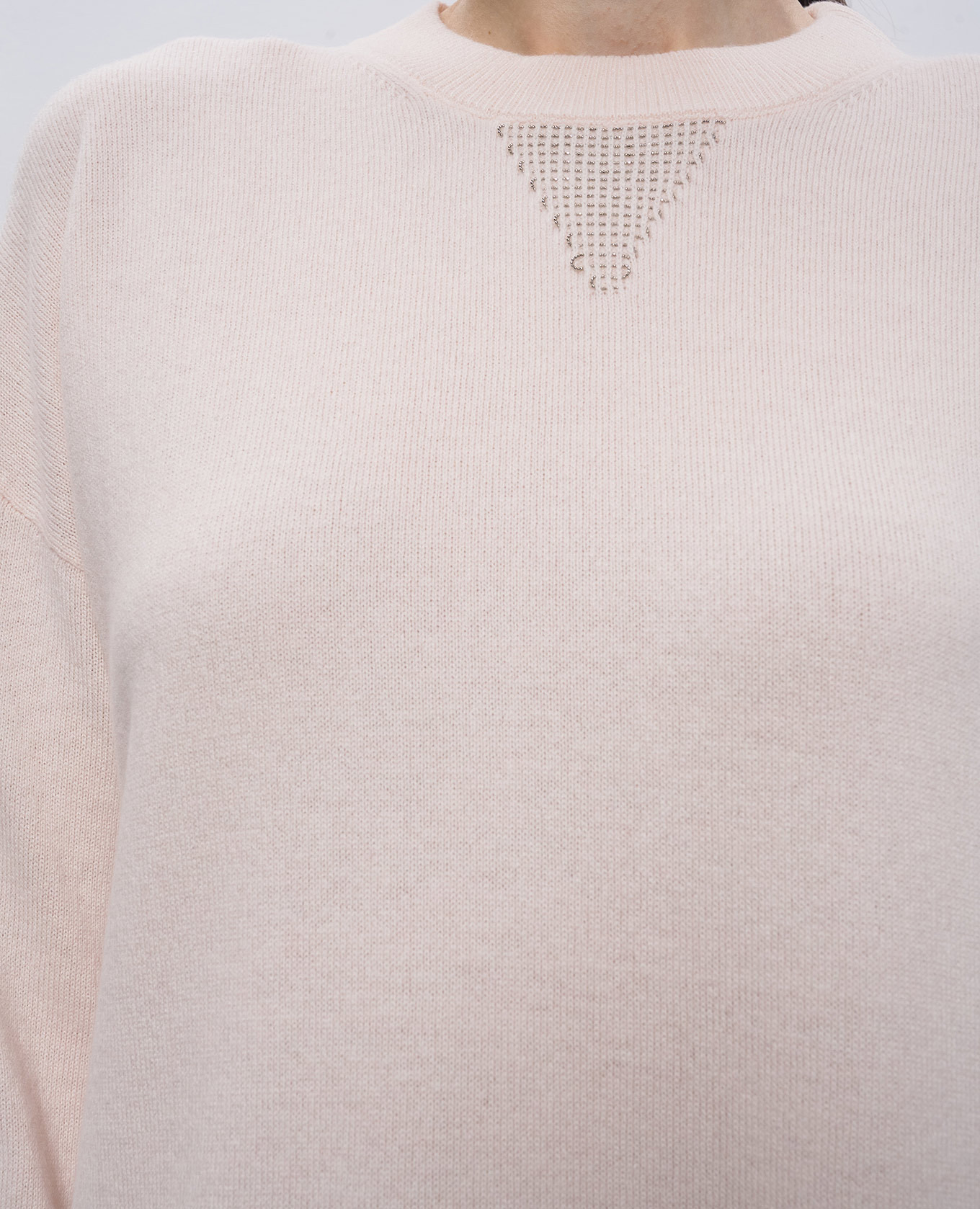 Pink dress made of wool, silk and cashmere Peserico 5