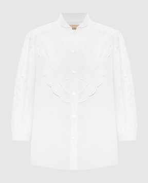 Valentino White blouse with broderie embroidery 8B3AB8209VN
