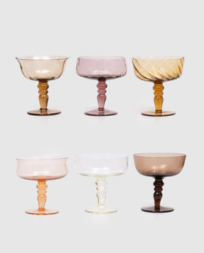 Bitossi Home Set of 6 sparkling wine glasses MCV02022