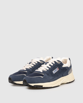 AUTRY Blue Hyperway combination sneakers A1UNHYLMUM01