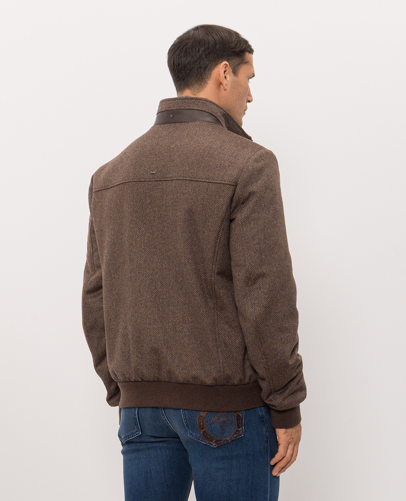 Brown cashmere jacket Stefano Ricci 4