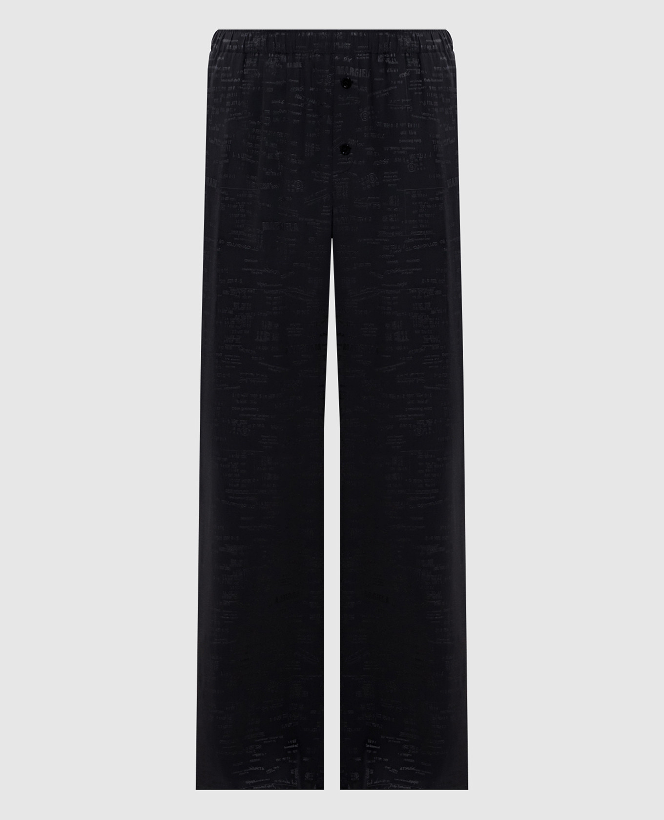 

Black printed pants Maison Margiela MM6