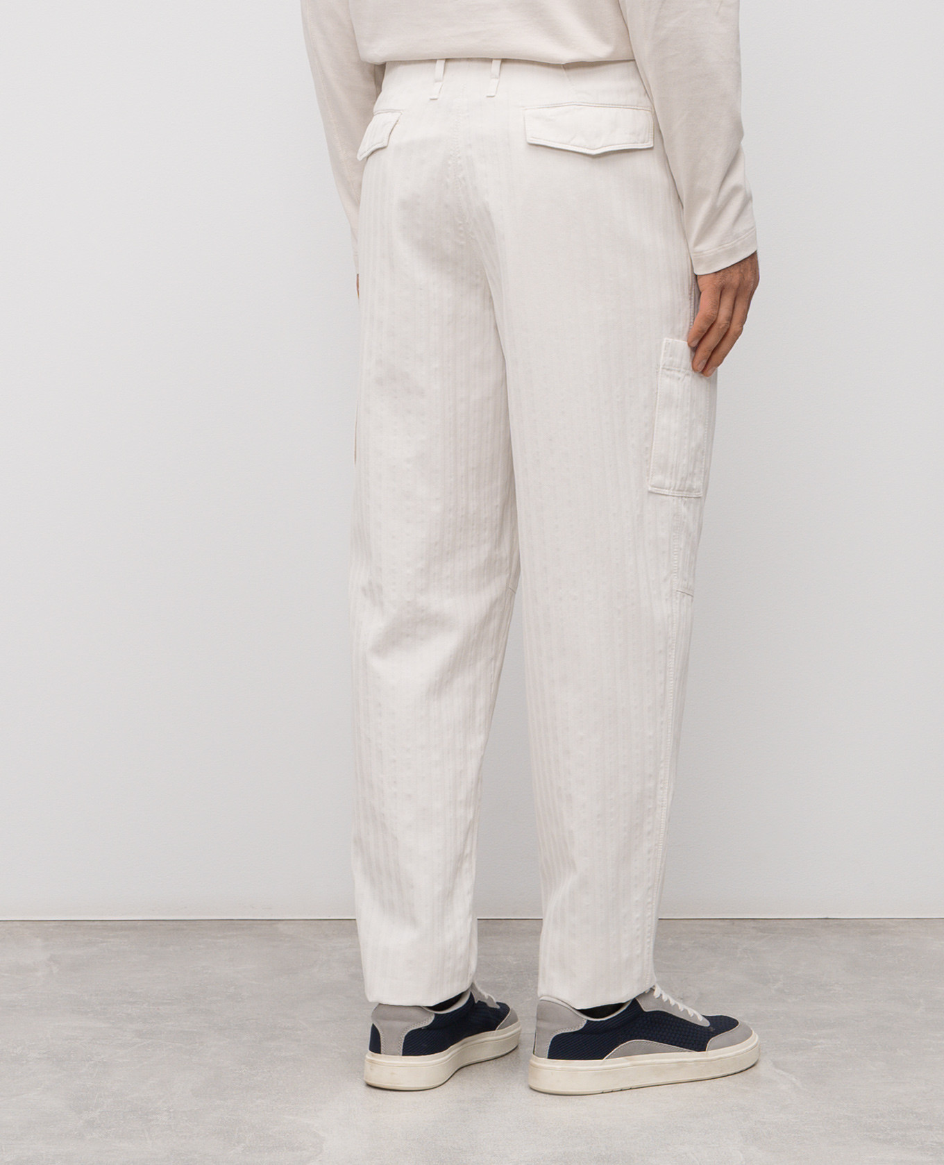 

Beige pants with woven pattern Brunello Cucinelli