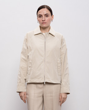 Peserico Beige jacket with monil chain A251326953B