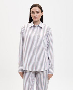 Loulou de Saison MAUD white striped shirt MAUD