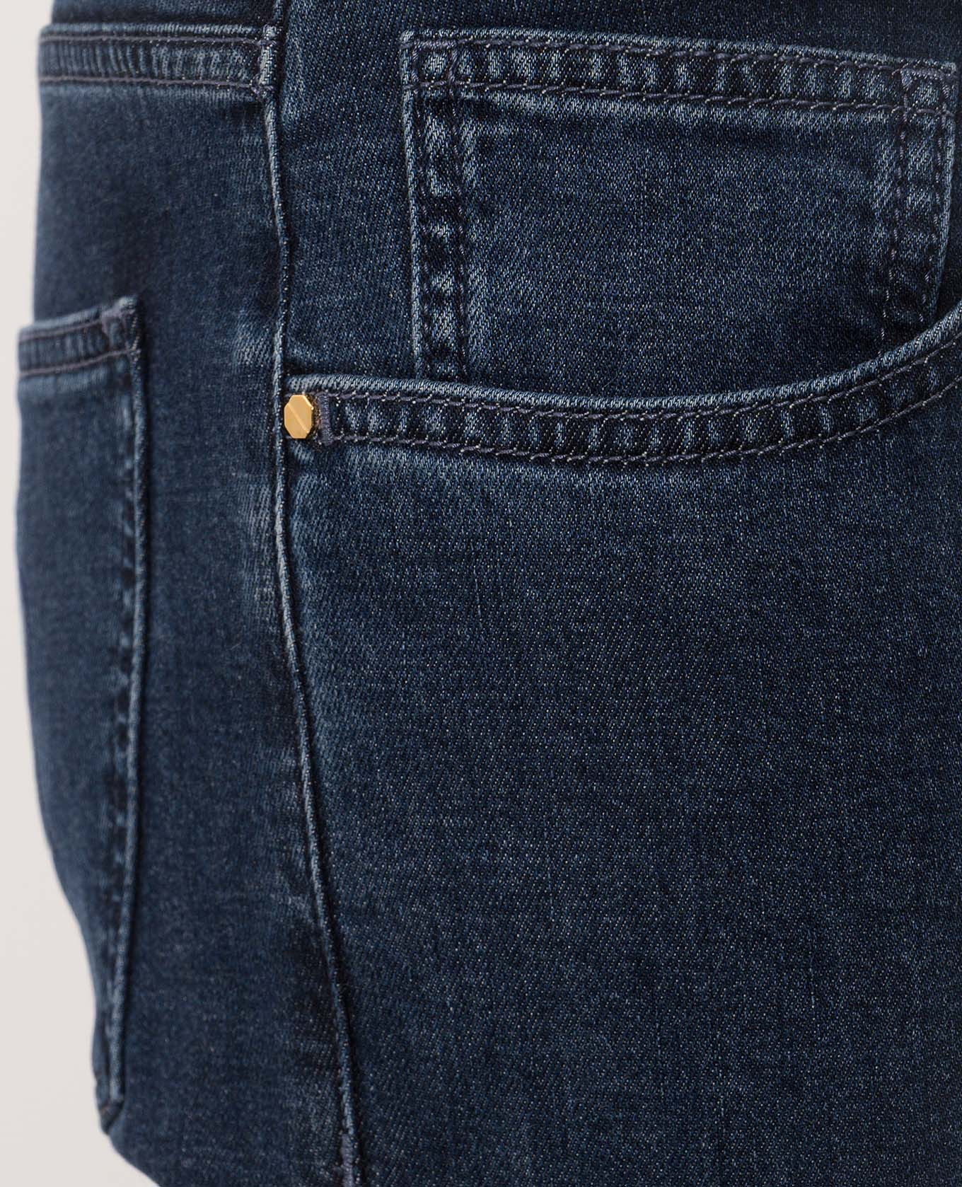 Blue jeans with monogram patch Stefano Ricci 5