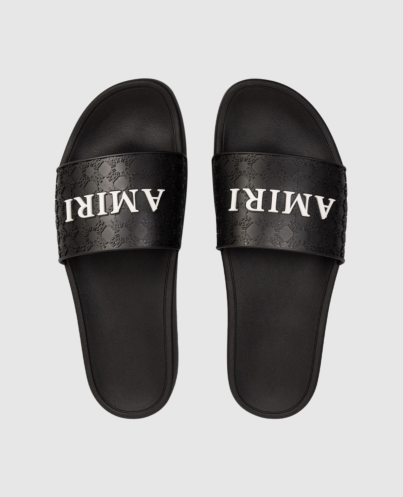 

Black sliders with logo AMIRI