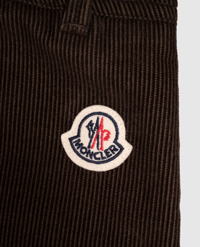 Moncler ENFANT Children's brown corduroy pants L29542A0000854APL