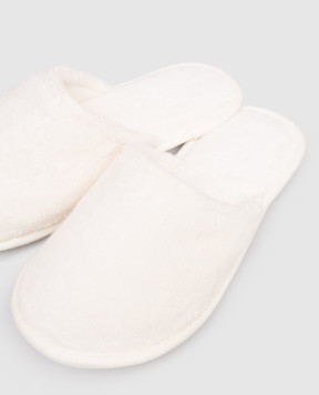 L'appartement Chicago ivory terry slippers CHICAGOSLIPPERS