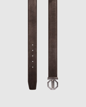 Stefano Ricci Brown suede belt N381SDC554U