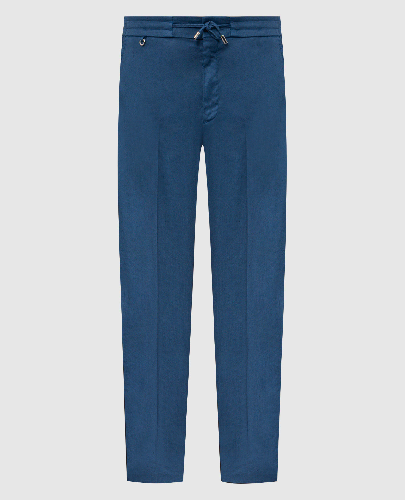 Blue linen pants