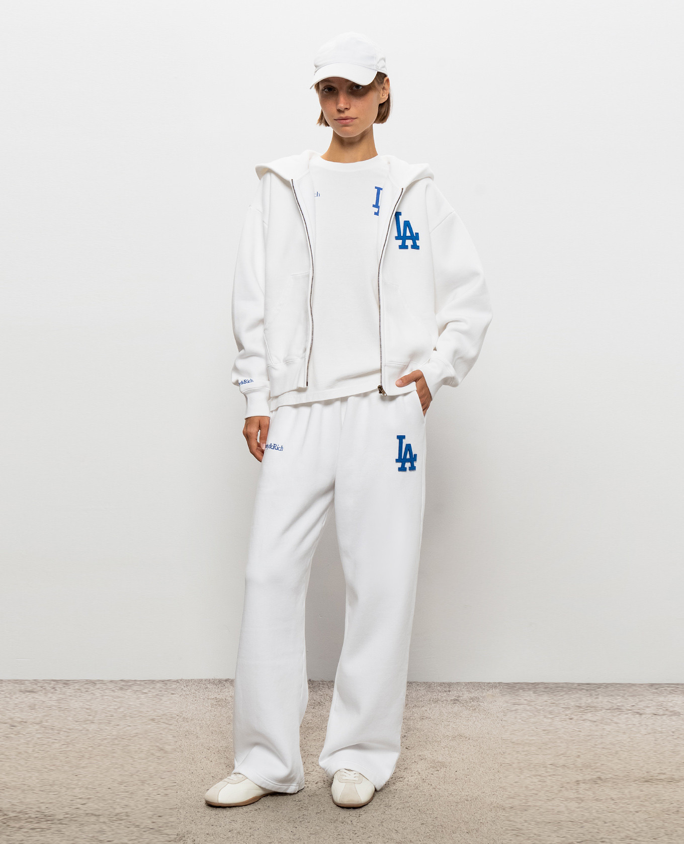 Dodgers Serif White T-Shirt Sporty & Rich 2