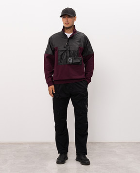 C.P. Company Black cargo pants MPA188A110475G