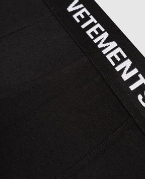 Vetements Black boxer briefs with logo ME76UN273B