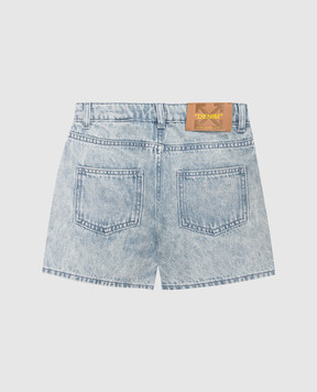 Off-White Children's blue shorts with logo print 44GYC004S26D001