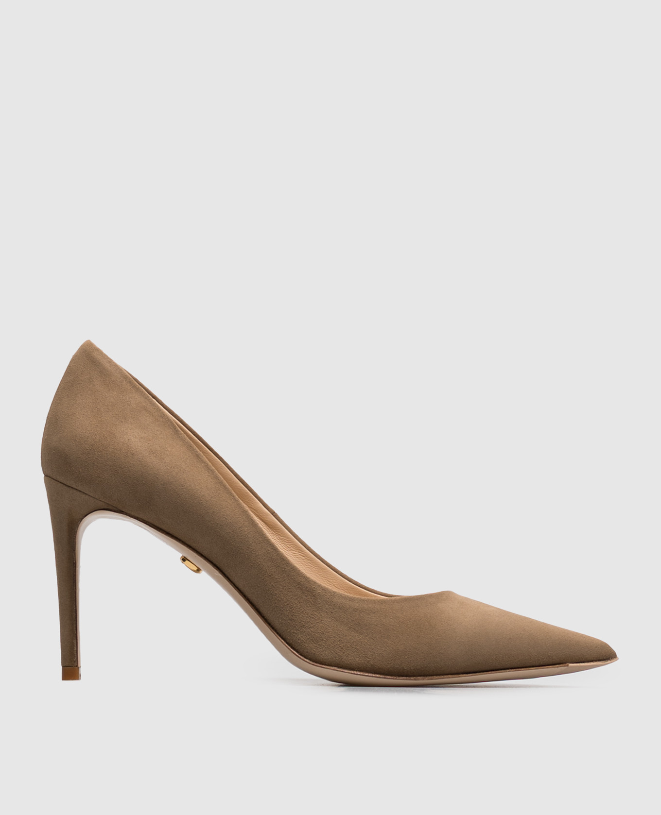 Beige suede shoes