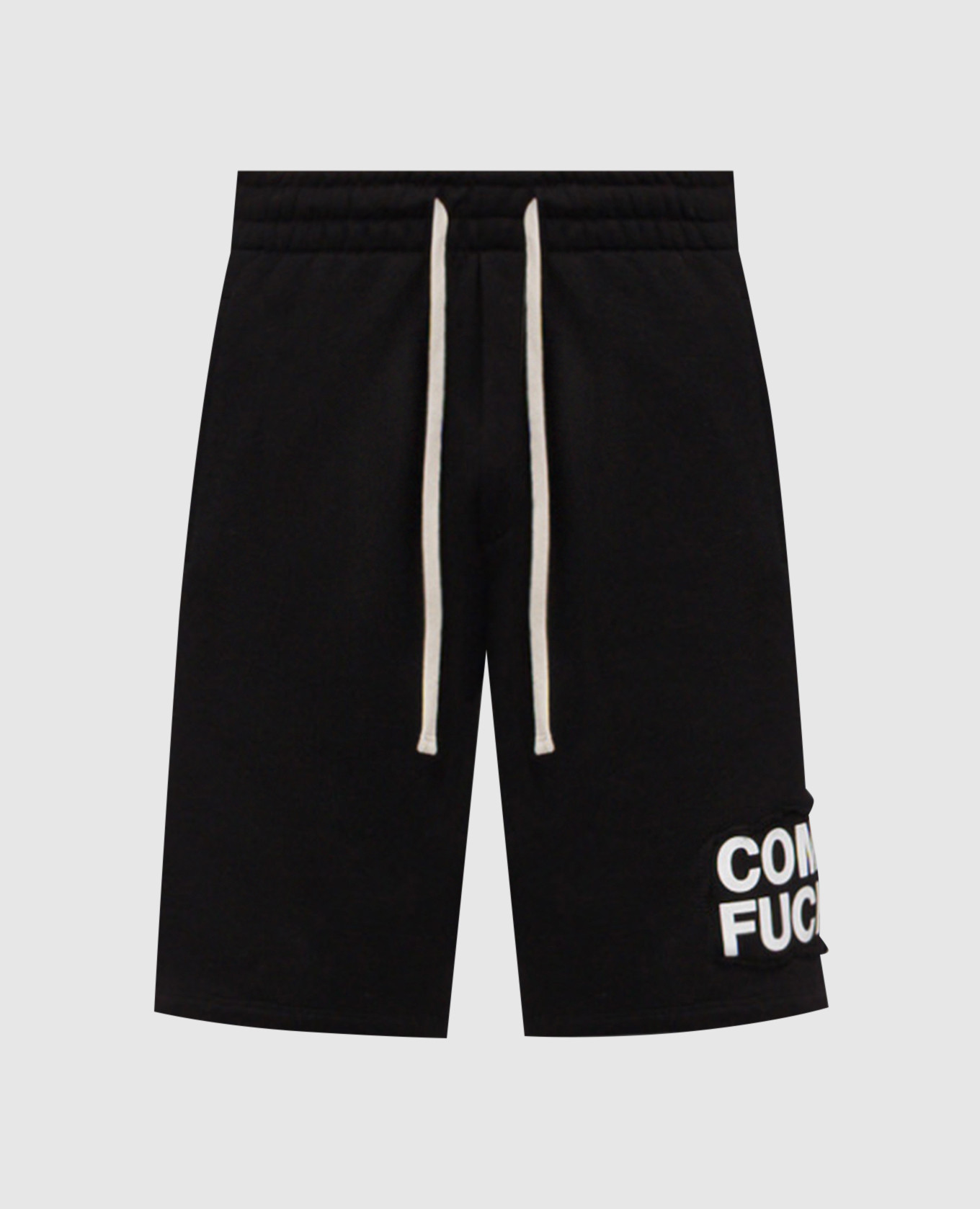 

Black shorts with logo insert Comme des Fuckdown