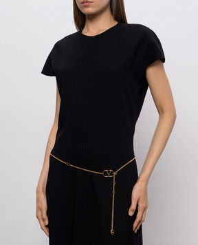 Valentino VLogo gold chain belt 9W2T0SY0VJT