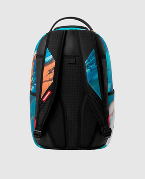 Sprayground Children's blue backpack DIGITAL DOES JULY Wynwood Walls 910B7726NSZ