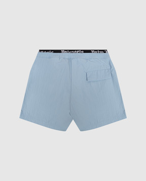 Palm Angels Children's blue swim shorts PBFD005S26FAB001