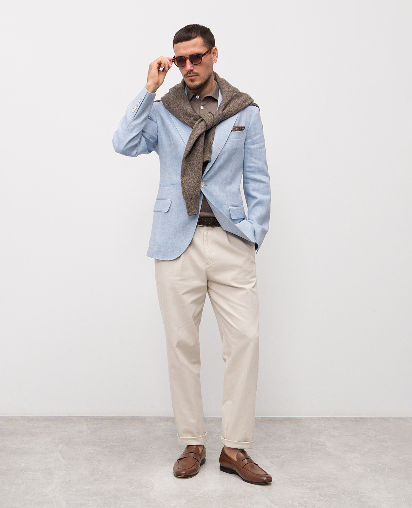 Brown polo Brunello Cucinelli 2