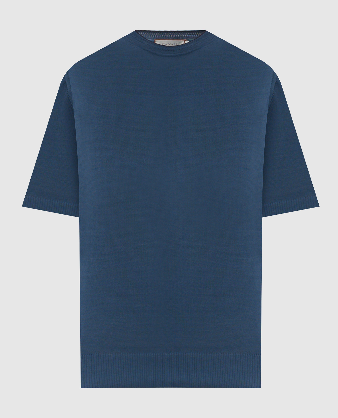 Blue cotton T-shirt