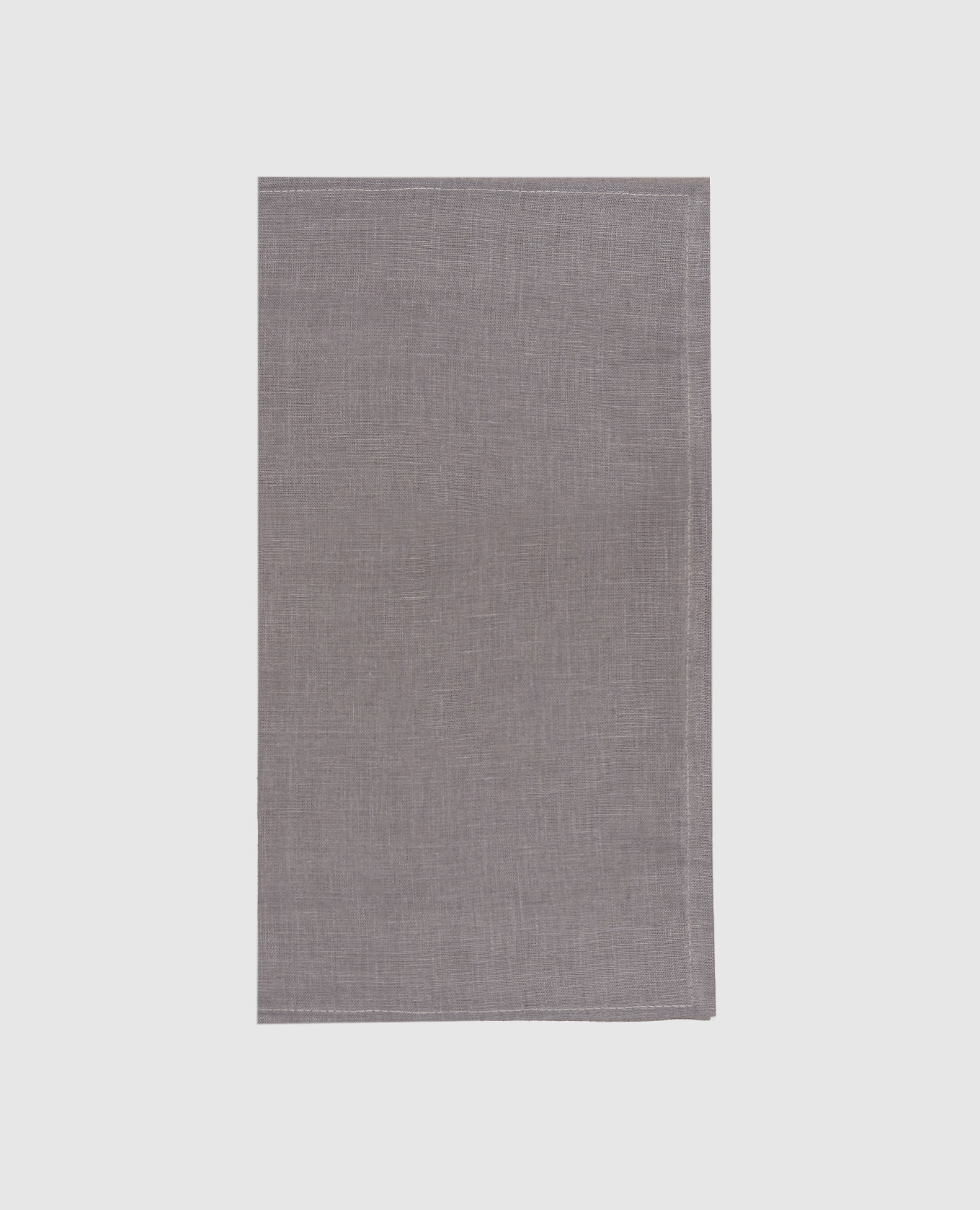 

Gray linen serving napkin TIZIANO TESSITURA TOSCANA TELERIE, Grey