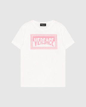 Versace Children's white T-shirt with logo 10183421A16958