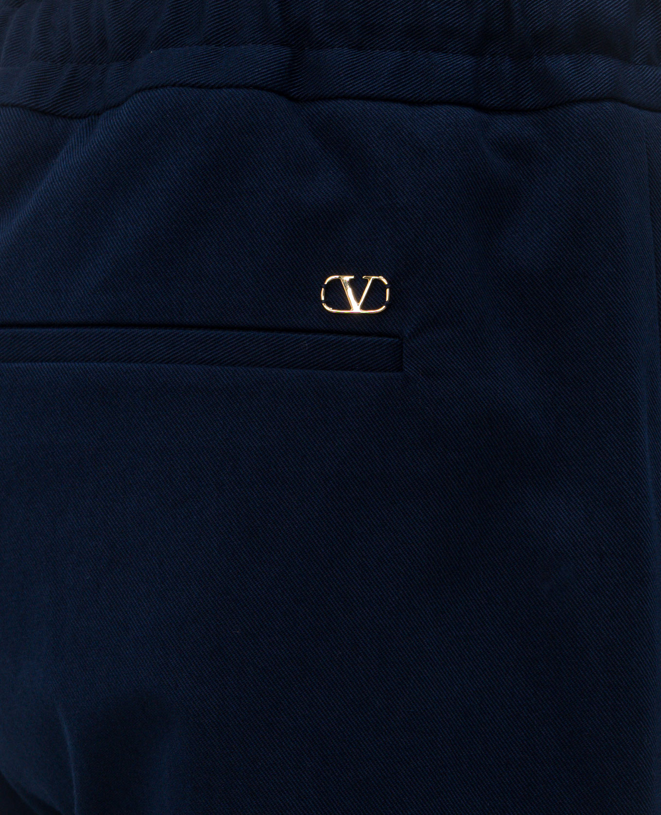 Blue pants with emblem Valentino 5