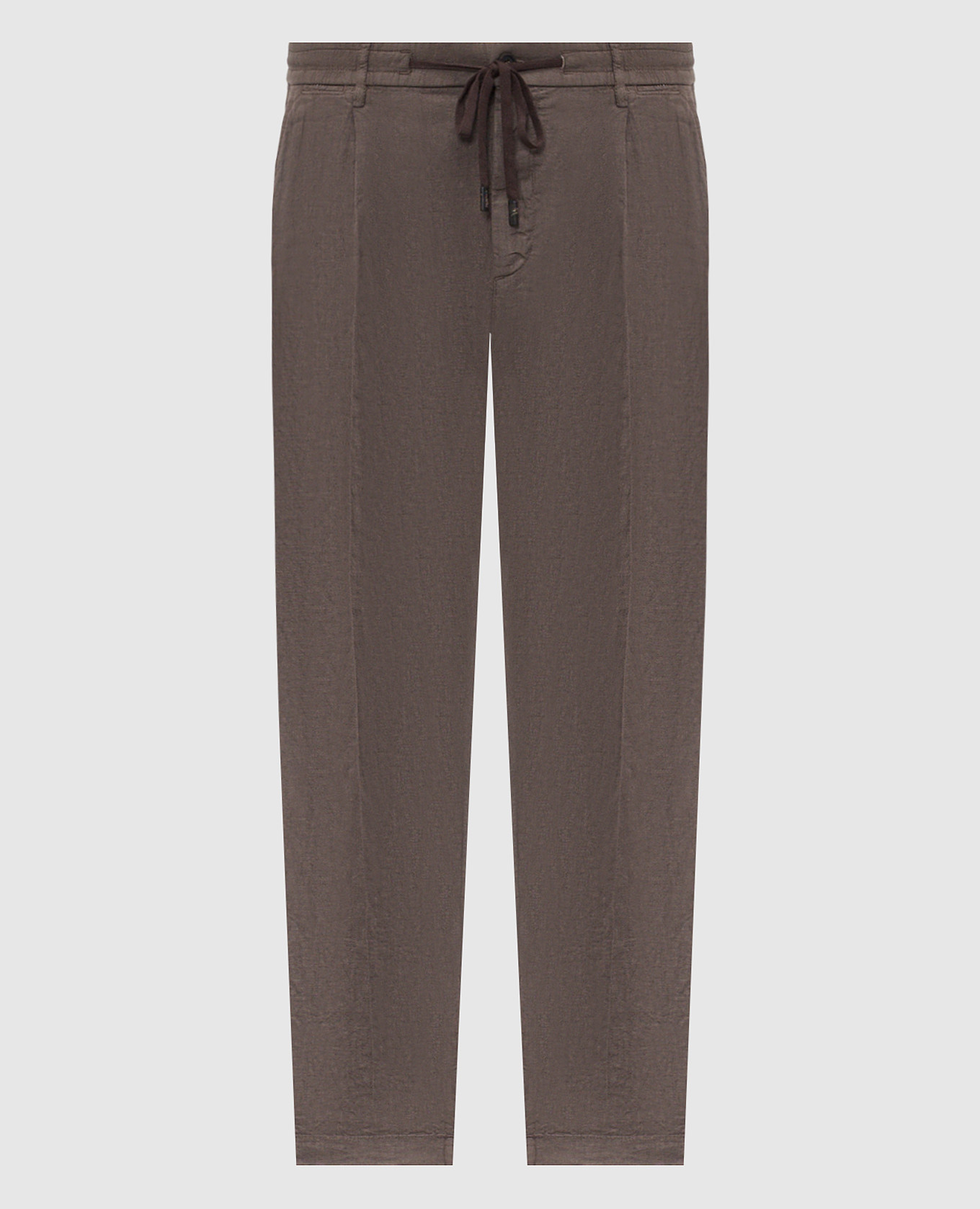 

Brown linen pants Peserico