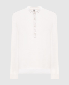 Toteme Ivory wool and silk jumper 253WRT0524YA0190