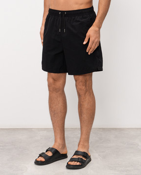 CDLP Black long swim shorts MSW001032401