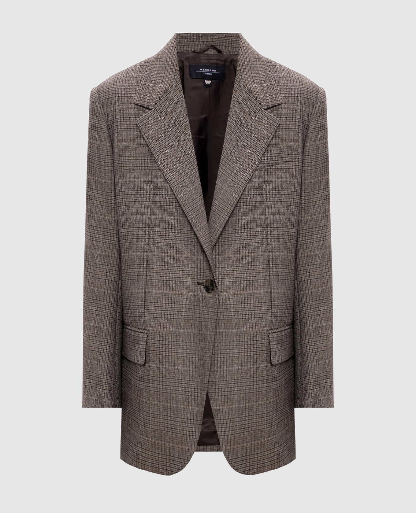 

MAGMA wool check jacket Max Mara Weekend, Brown