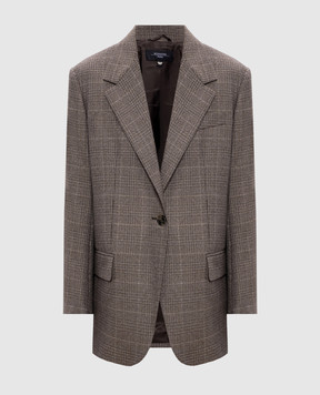 Max Mara Weekend MAGMA wool check jacket WKDMAGMA