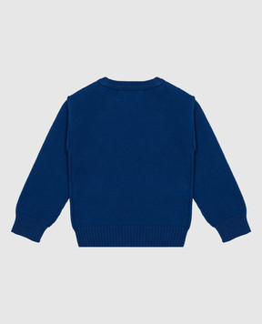 Ami Paris Children's blue wool sweater KKS847018
