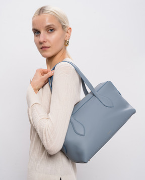 JOSEPH Blue leather Loaf bag JF009802