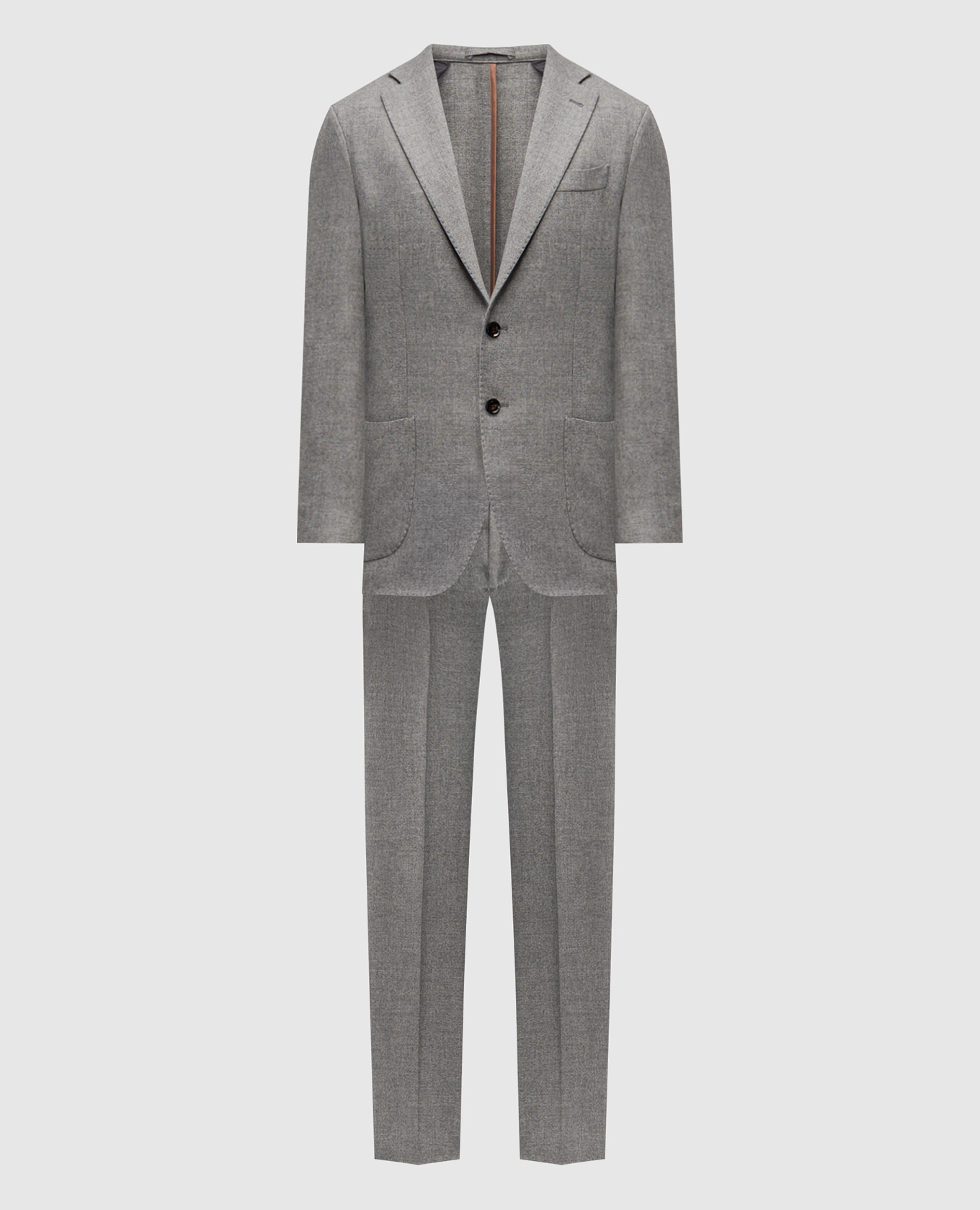 

Gray wool and cashmere suit Enrico Mandelli, Grey