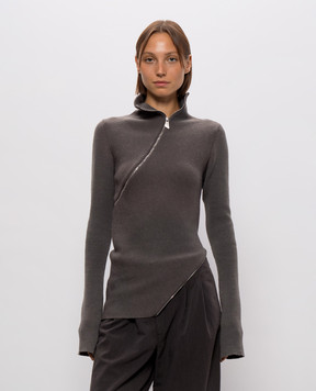 The Attico Gray sweater with wool 261WCK00135KWW007AA