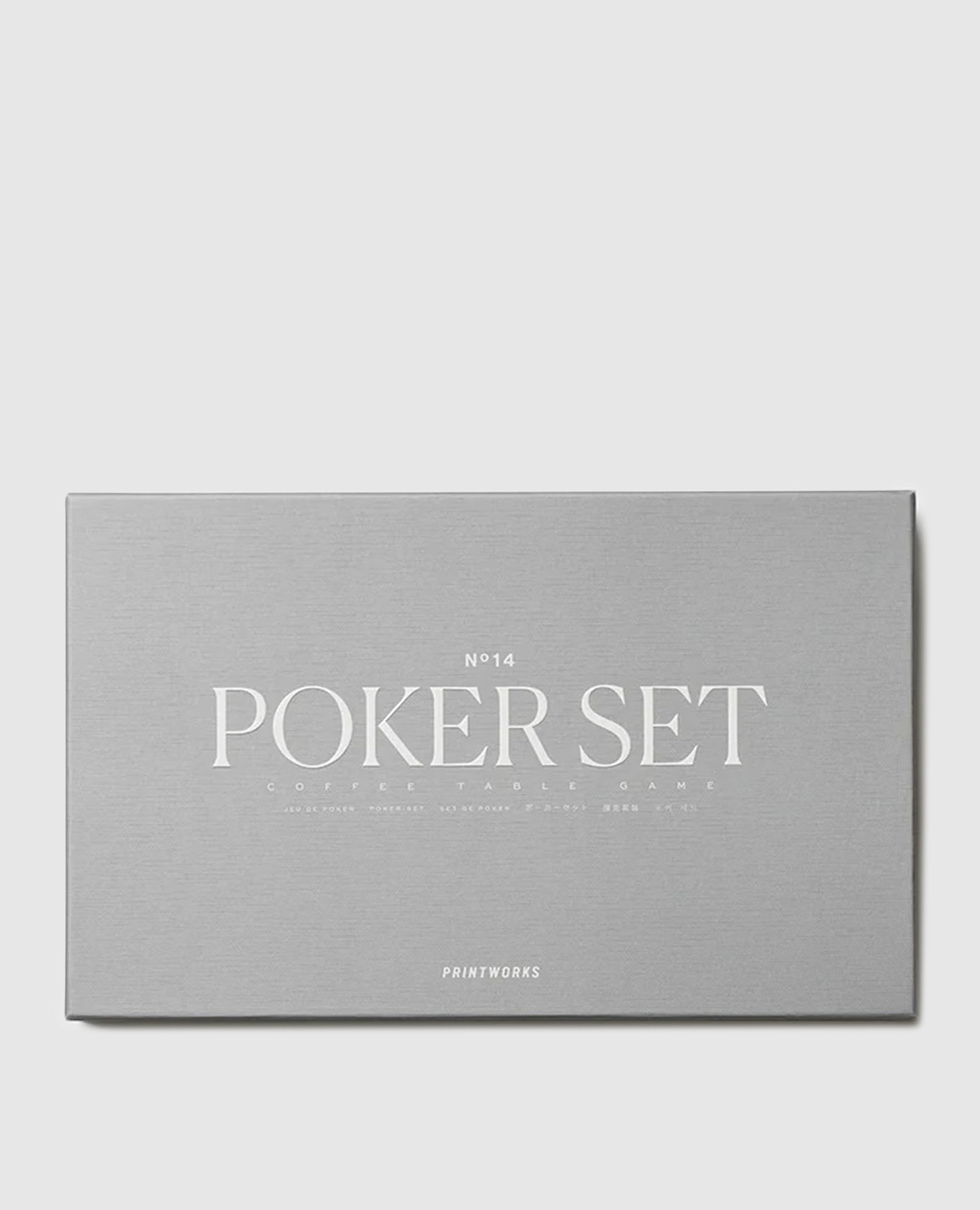 

Classic Poker Set Printworks, White