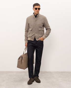 Pini Parma Brown cardigan jacket HERRBMBTAU